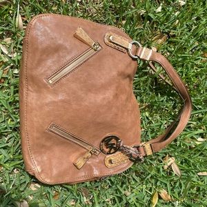 Michael Kors Brown Leather Shoulder Bag/Purse